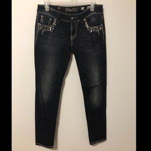 Black Miss Me Skinny Jeans